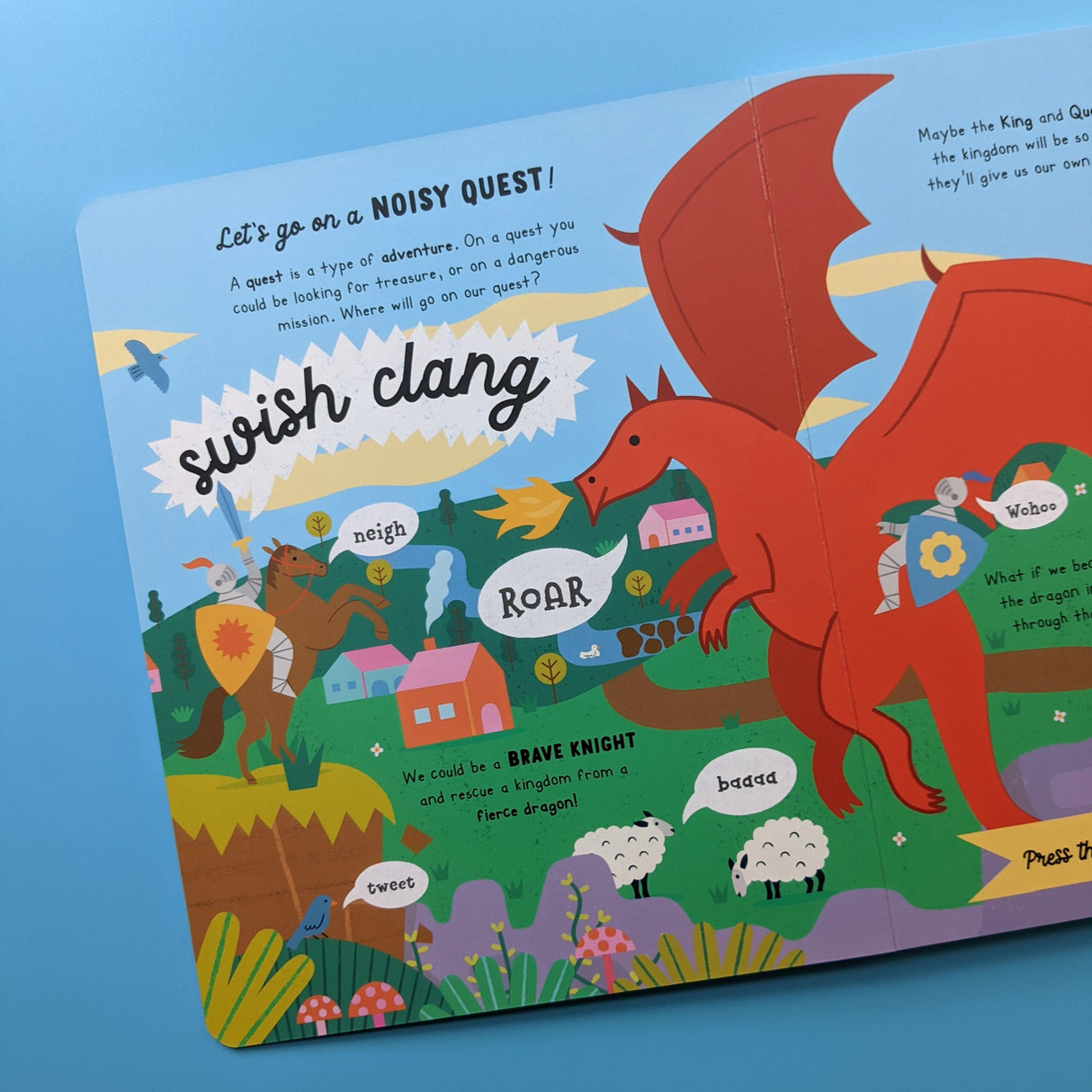 Let's Go On A Noisy Quest - Children's 10 Button Sound Book