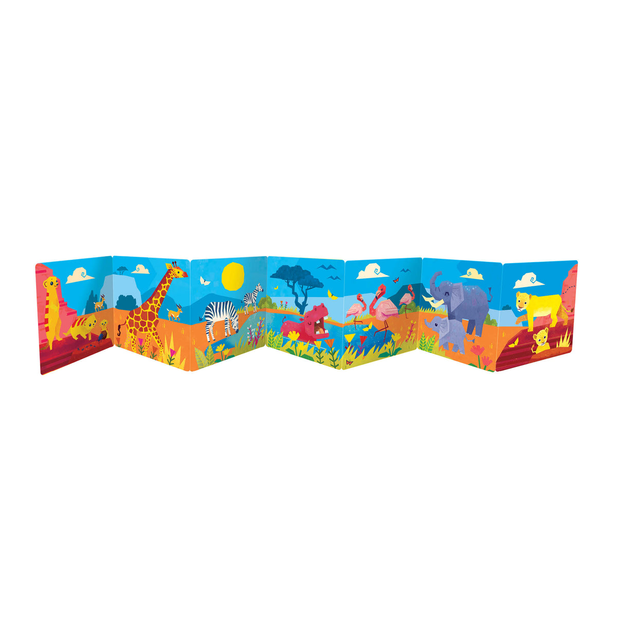 Tummy Time Concertina Book - Roar