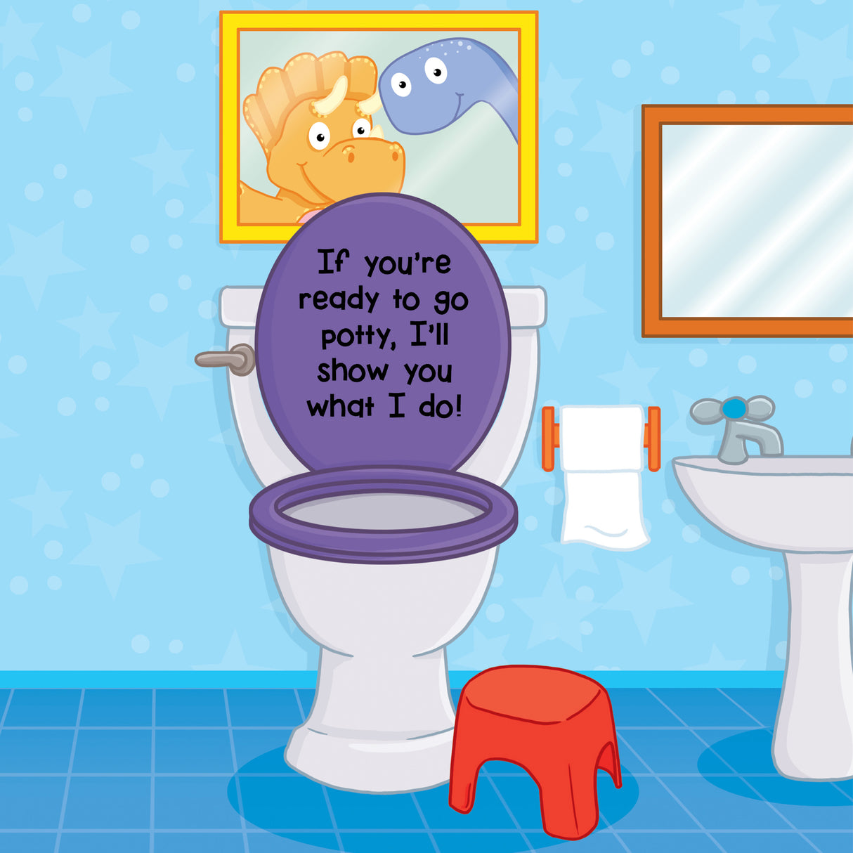 Dino Potty - Learn To Use The Toilet - Children’s Board Book