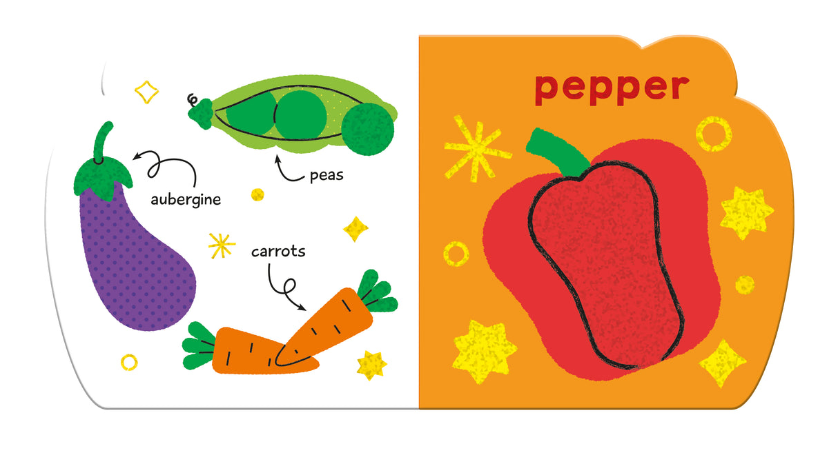Little Book of First Words Food - Sparkly Board Book