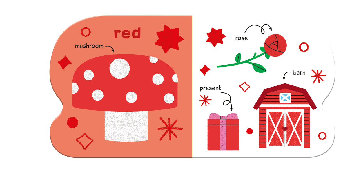 Little Book of First Words – Colours - Sparkly Board Book