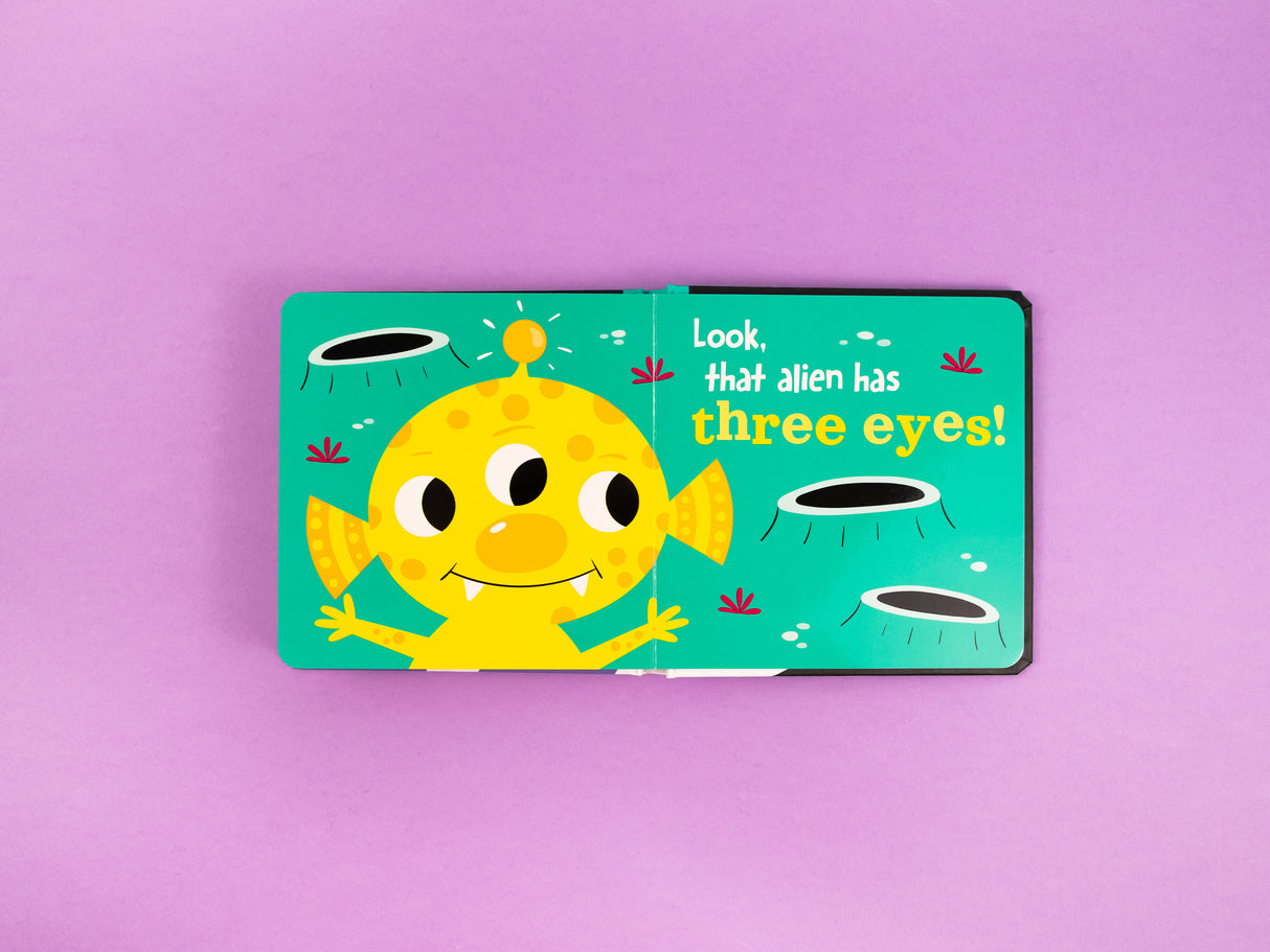 Space - Explore a Cosmic Neon Galaxy - Children’s Board Book