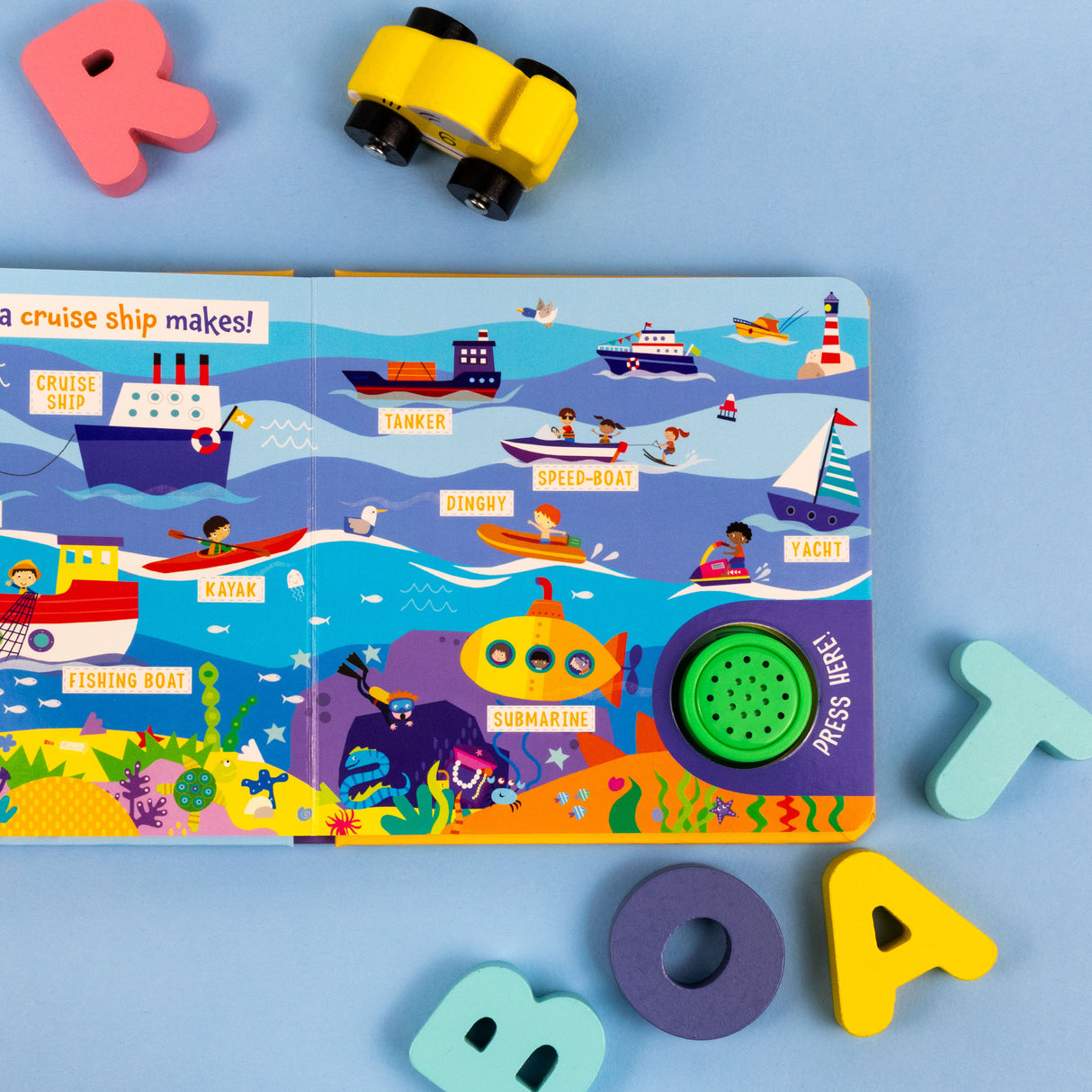 Things That Go! Can You Find The Right Noise? Children’s One Button Sound Book