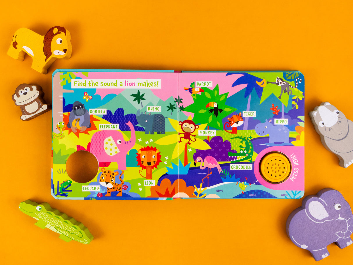 Animals Can You Find The Right Noise? Children’s One Button Sound Book
