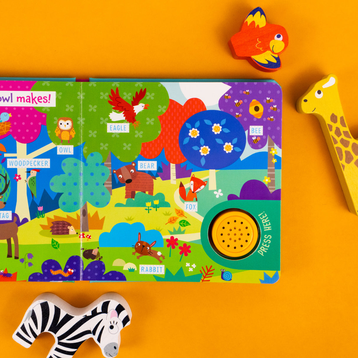 Animals Can You Find The Right Noise? Children’s One Button Sound Book