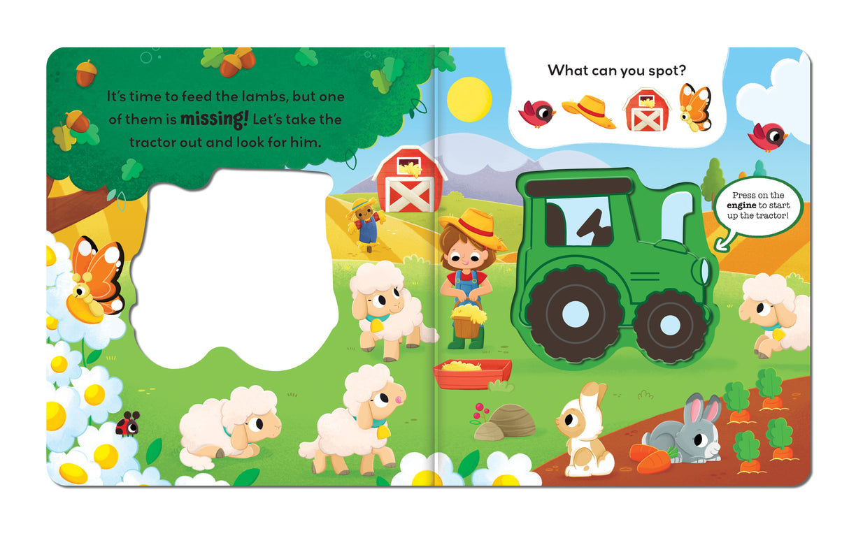 Chug Chug Tractor - Squeaky Sound Book for Toddlers