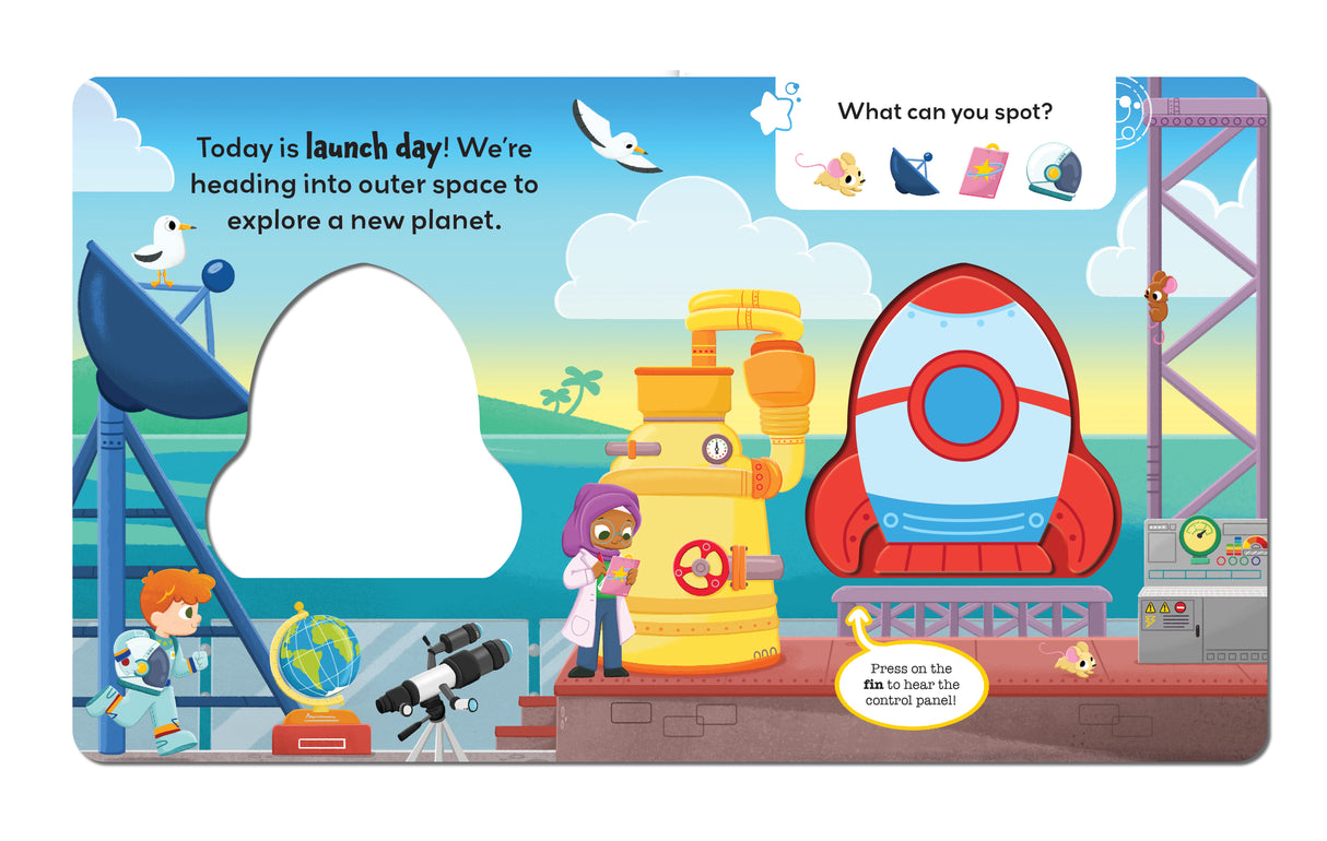 Zoom Zoom Rocket - Squishy Sound Book for Toddlers