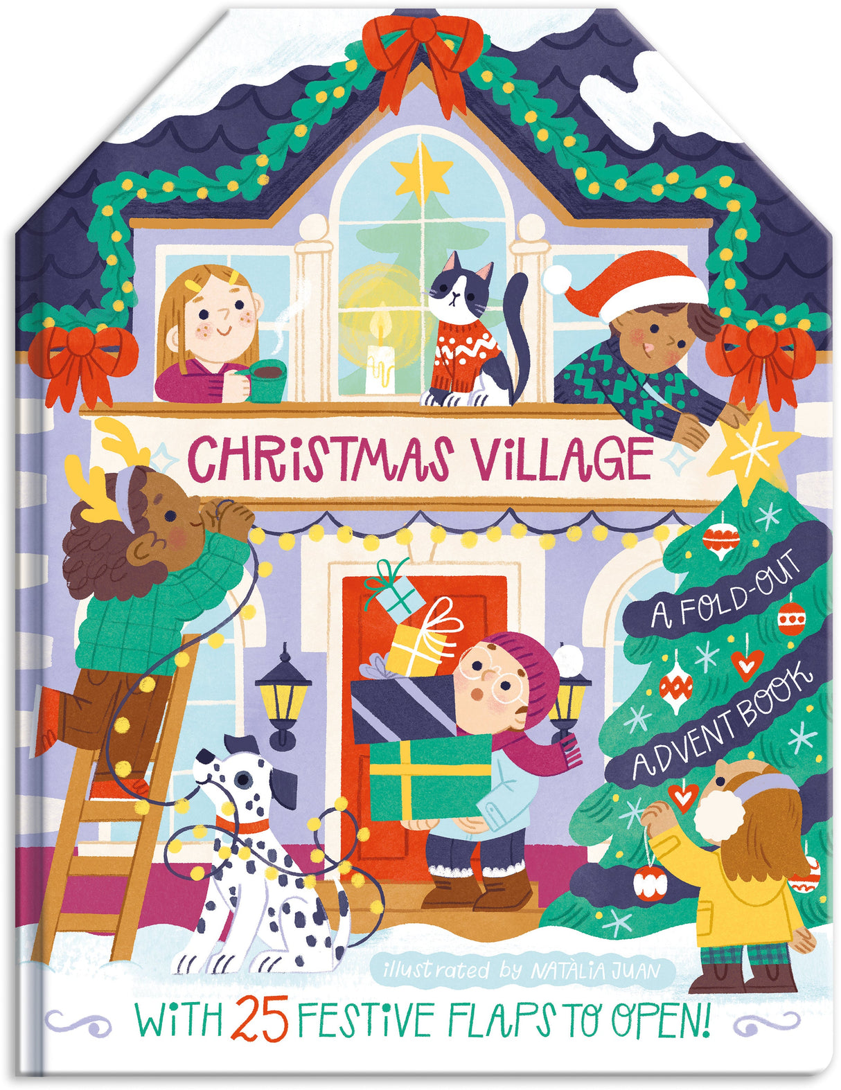 Christmas Village – Children’s Fold-Out Advent Book