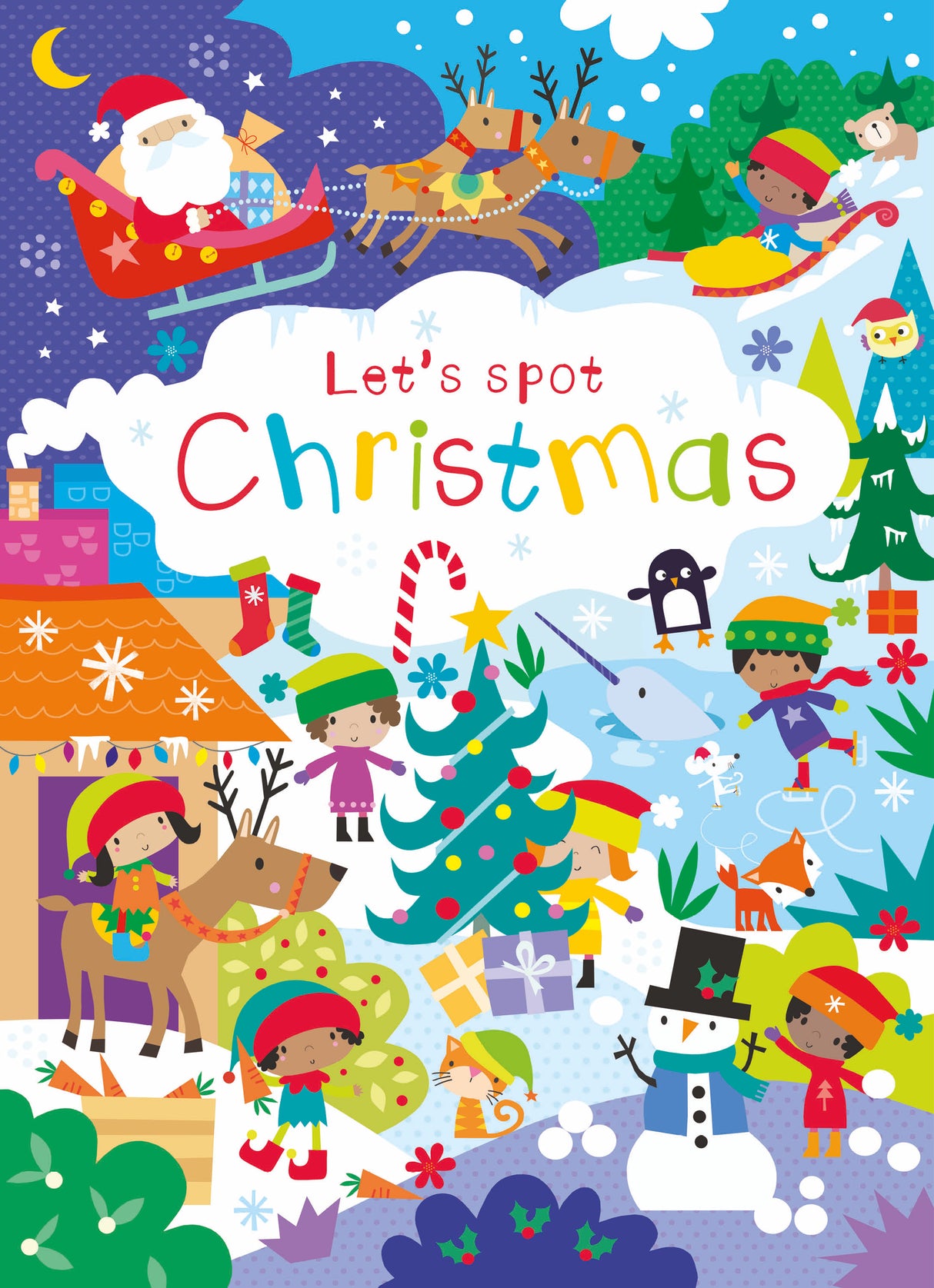 Let’s Spot Christmas - Festive Fold-Out Spotting Book for Children
