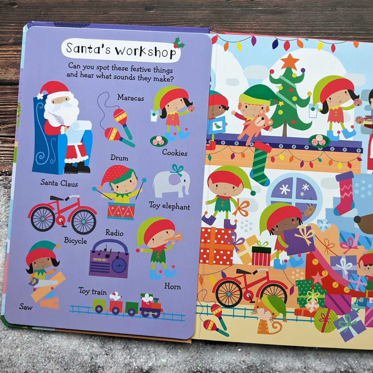 My First Look & Listen Christmas - Interactive 50 Sound Button Book