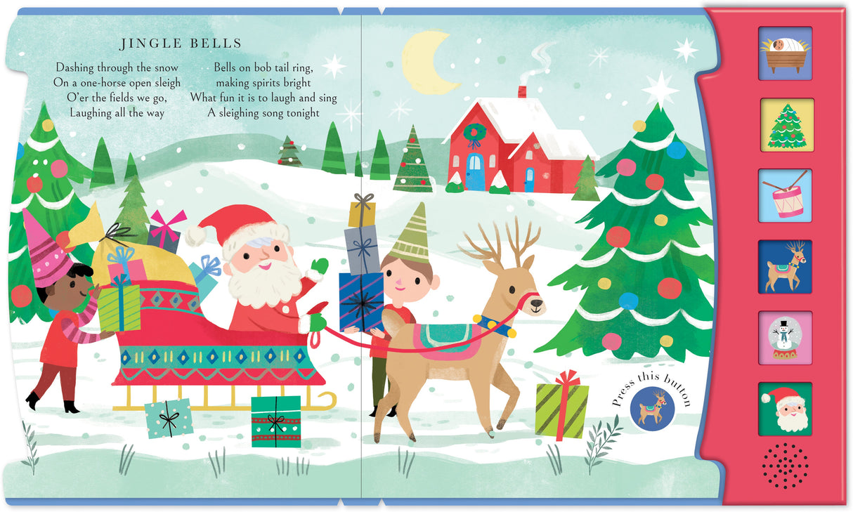 Christmas Songs - Children's 6 Button Sound Book