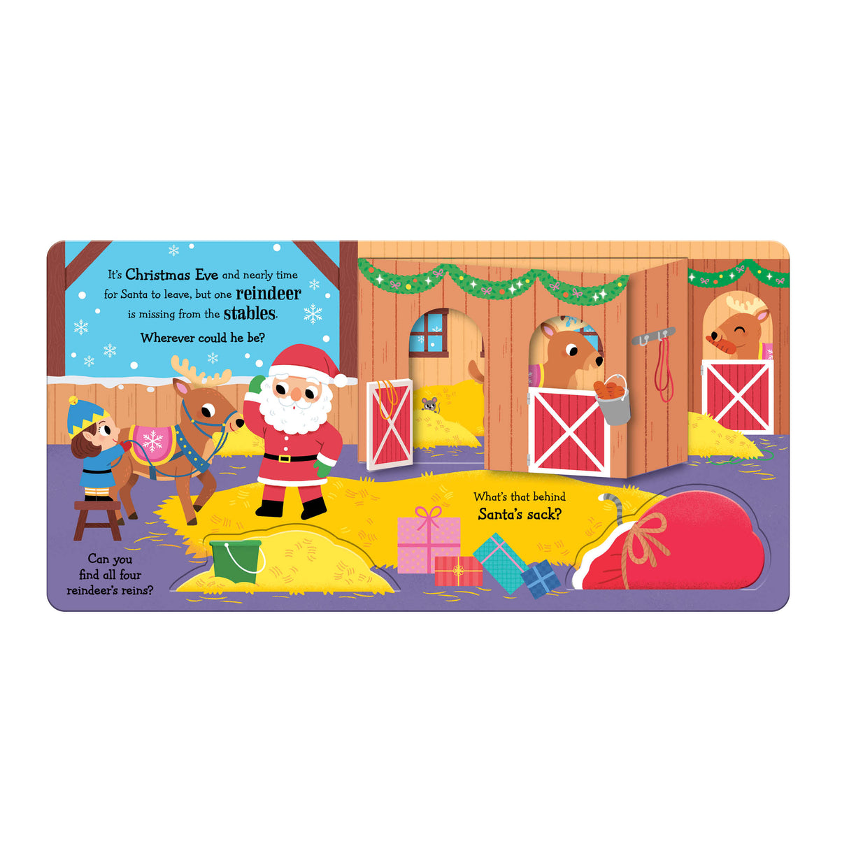 Reindeer On The Run - Pop-Up Book
