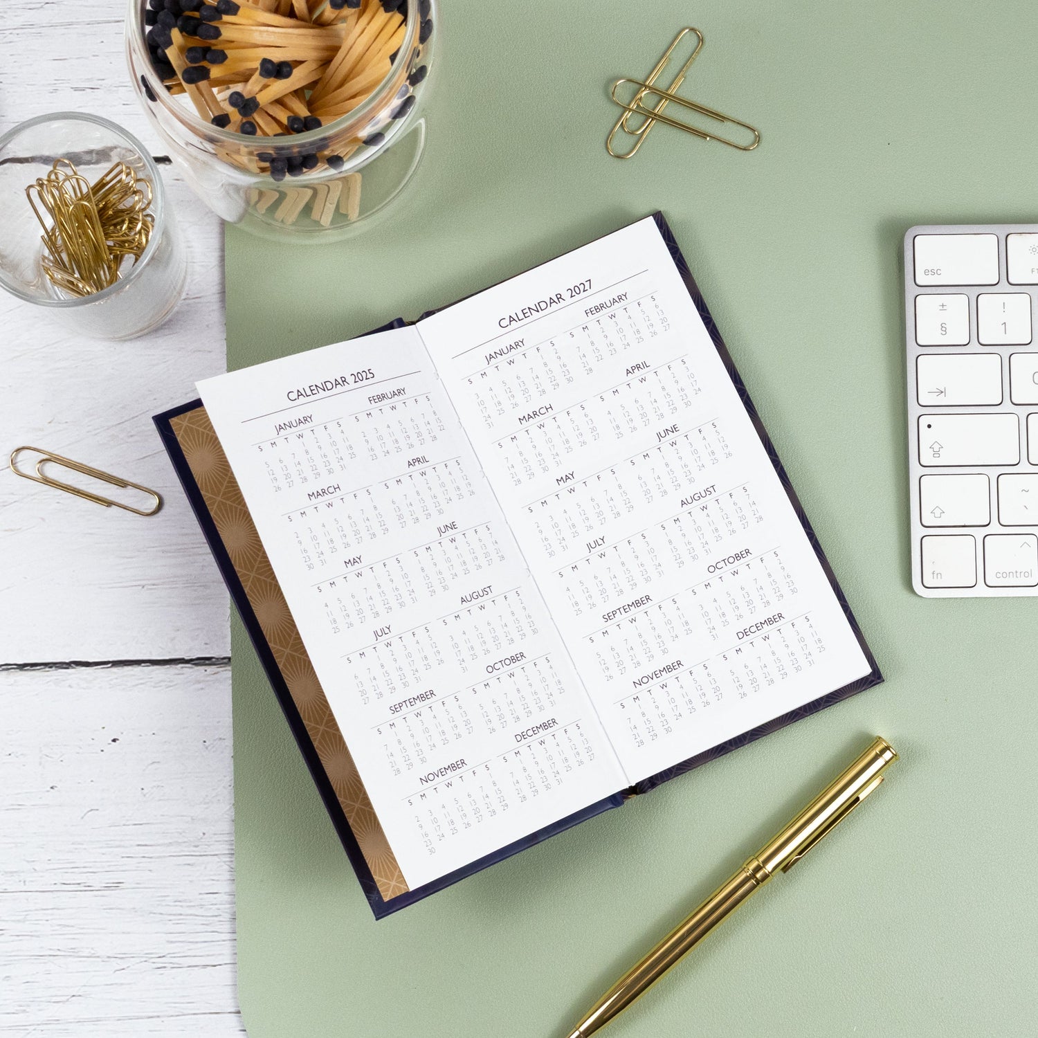 Claire Coxon Art Deco 2026 Slim Weekly Diary