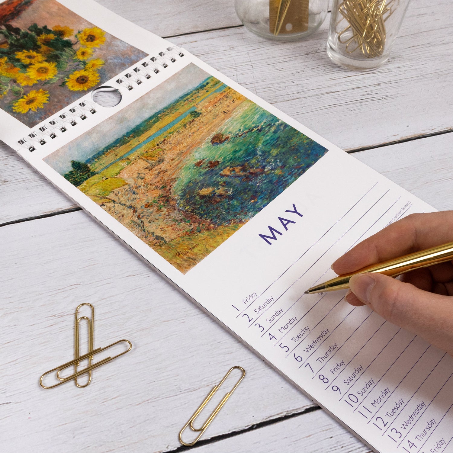 Fine Art 2026 Slim Wall Calendar