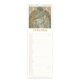 Art Nouveau Slim 2026 Wall Calendar