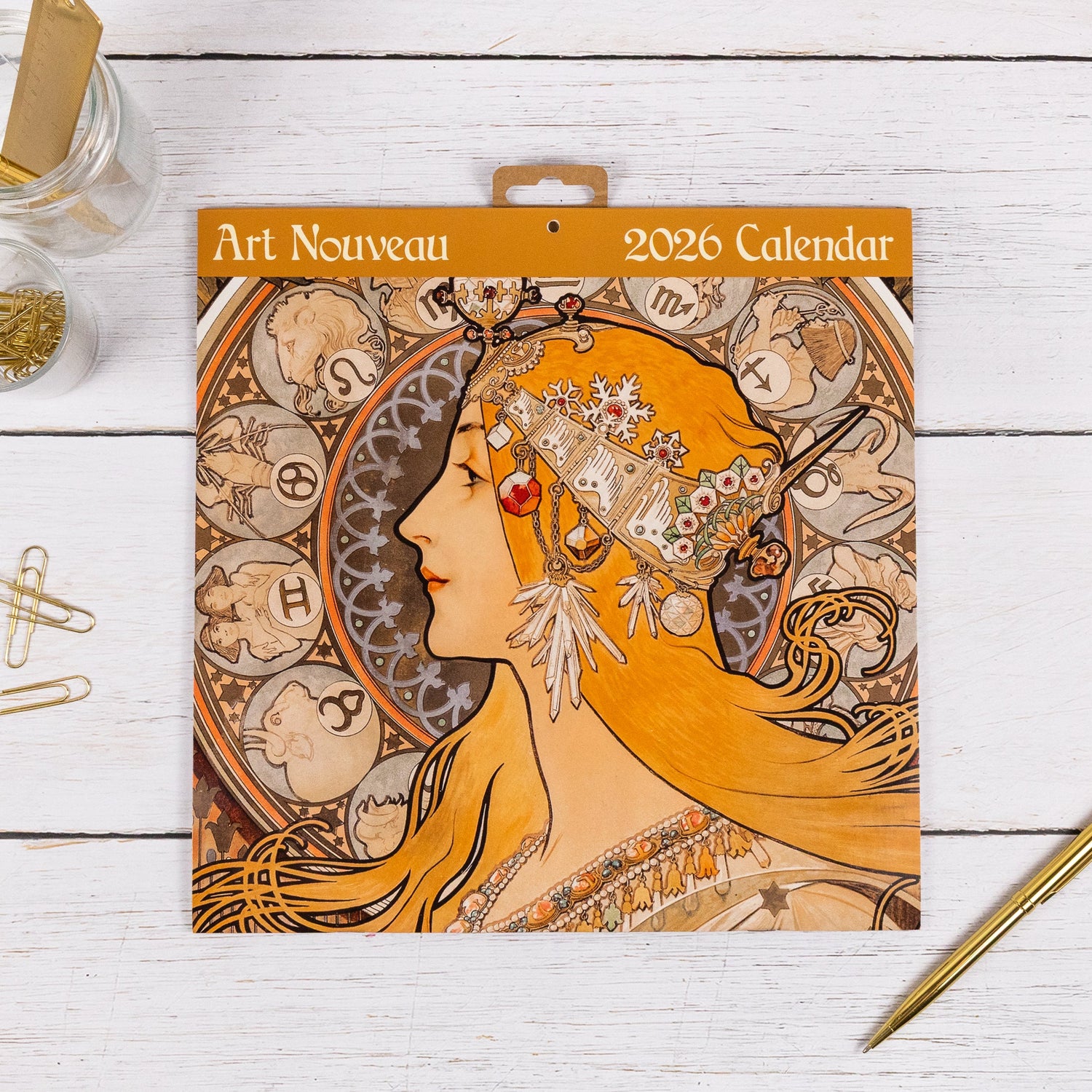 Art Nouveau 2026 Wall Calendar