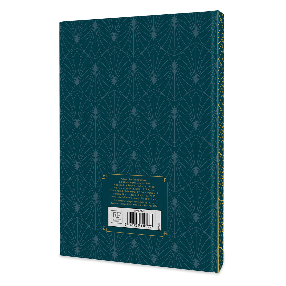 Claire Coxon Art Deco A5 Diary 2027