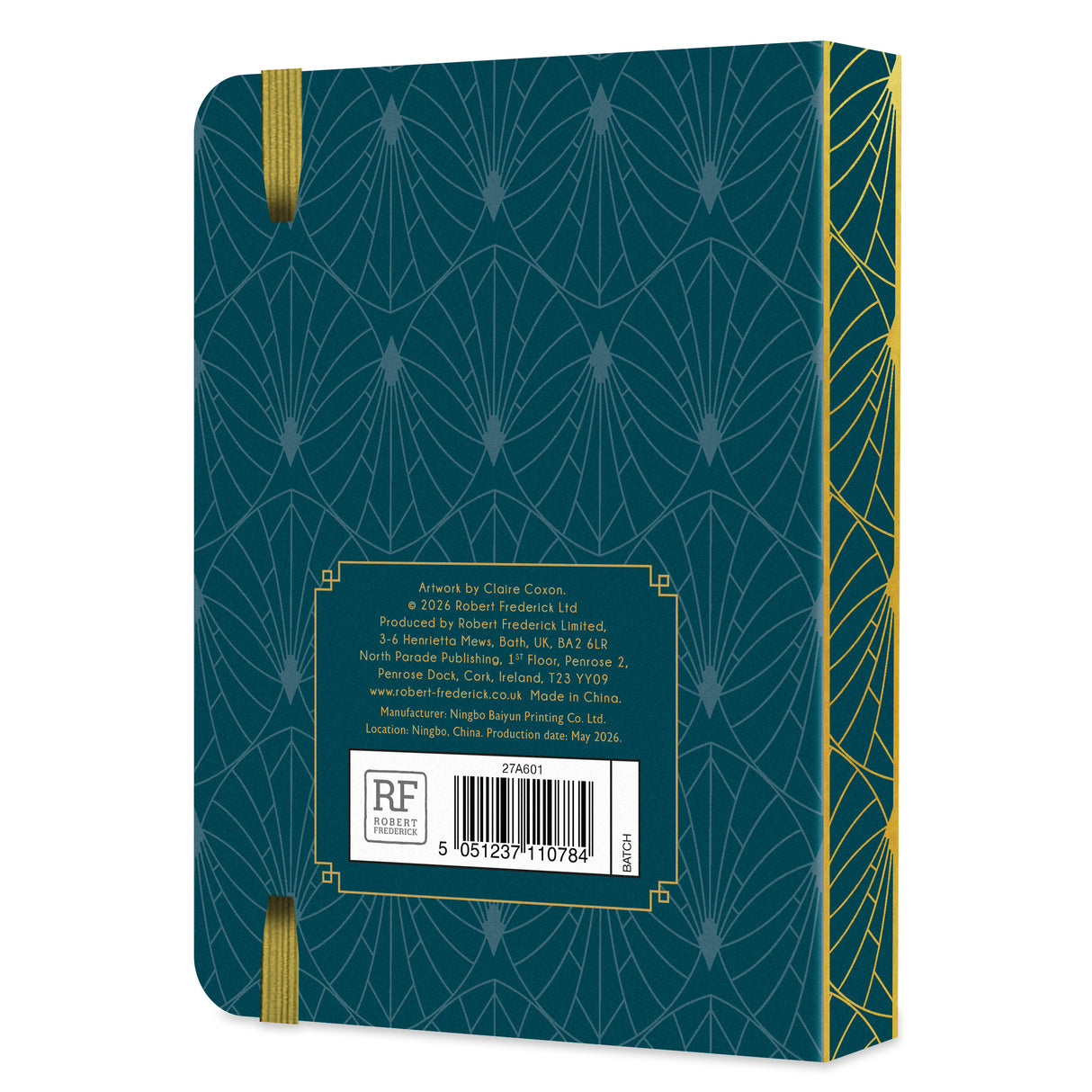 Claire Coxon Art Deco A6 Diary 2027
