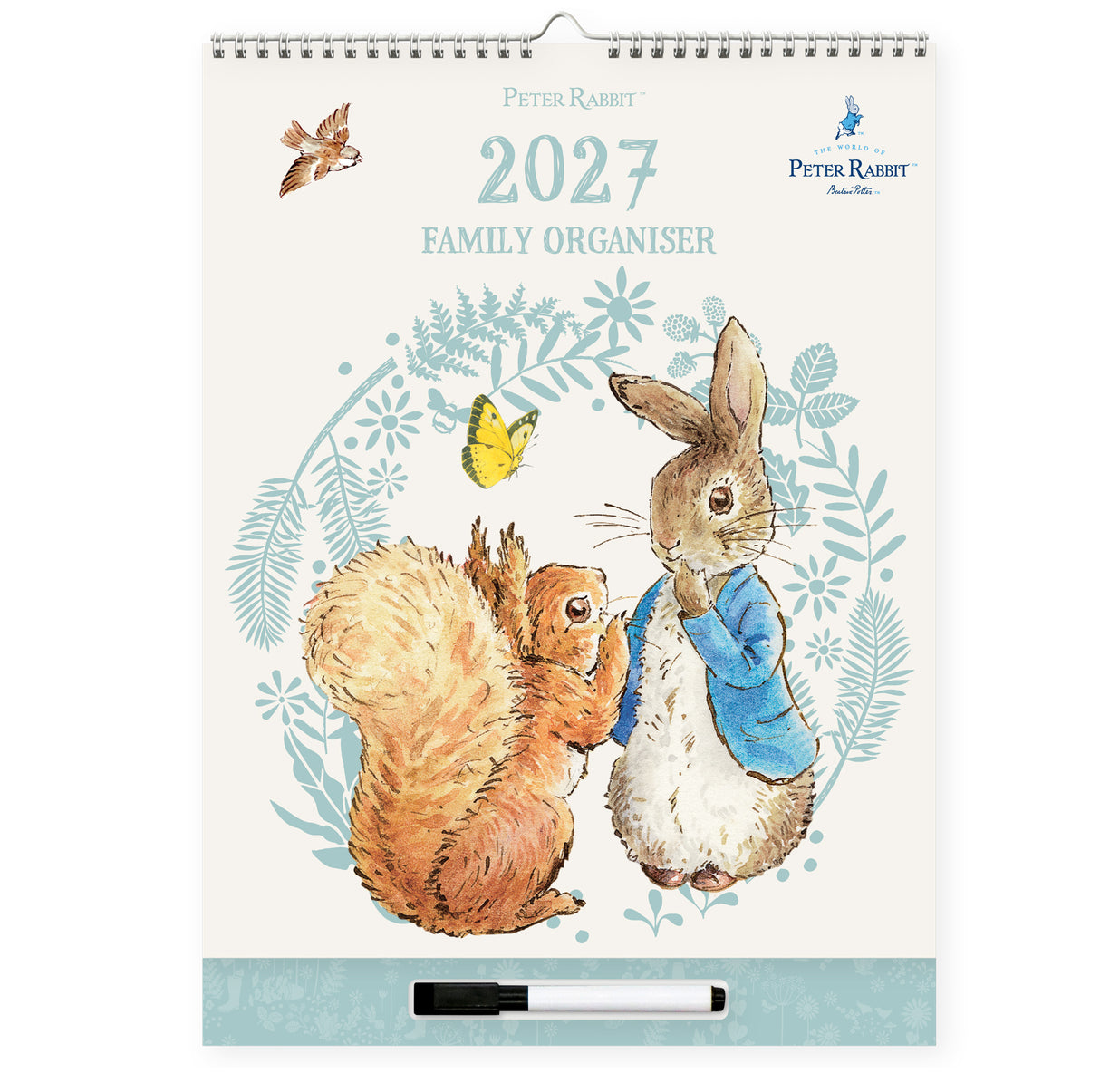 Peter Rabbit Family Organiser Wall Calendar 2027