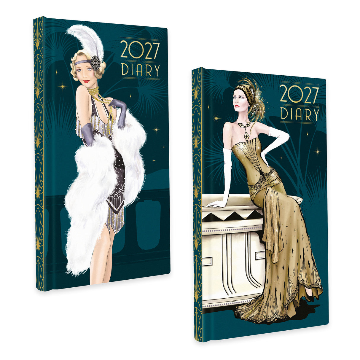 Claire Coxon Art Deco Slim Diary 2027