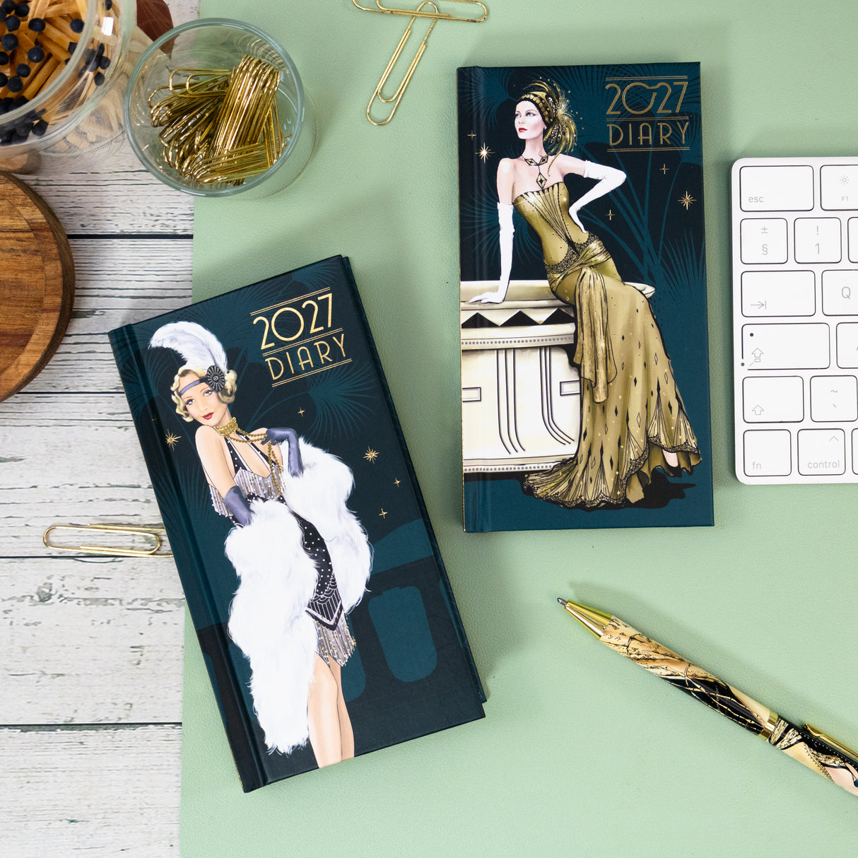 Claire Coxon Art Deco Slim Diary 2027