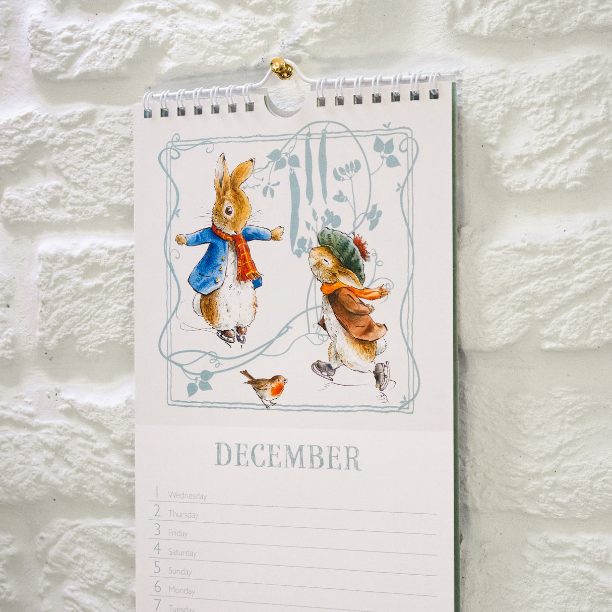 Peter Rabbit Slim Wall Calendar 2027