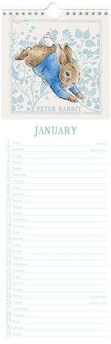 Peter Rabbit Slim Wall Calendar 2027