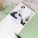Claire Coxon Art Deco Slim Calendar 2027