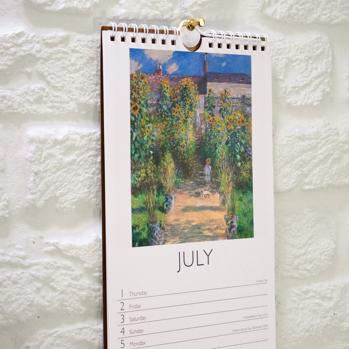 Fine Art Slim Wall Calendar 2027