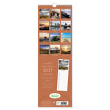 Mindfulness Slim Wall Calendar 2027