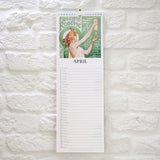 Art Noveau Slim Wall Calendar 2027