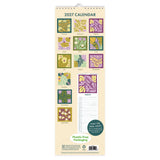 Floral Patterns Slim Wall Calendar 2027
