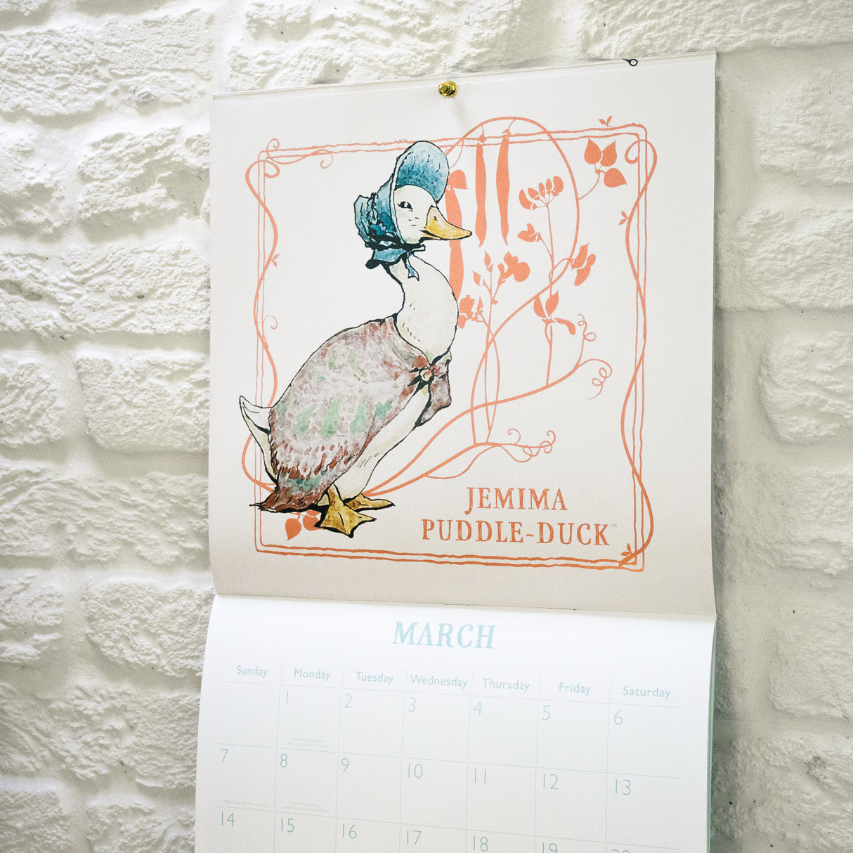 Peter Rabbit Square Wall Calendar 2027