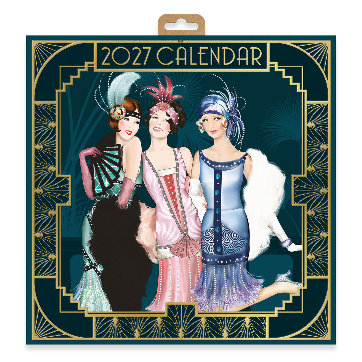 Claire Coxon Art Deco Square Wall Calendar 2027