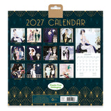 Claire Coxon Art Deco Square Wall Calendar 2027