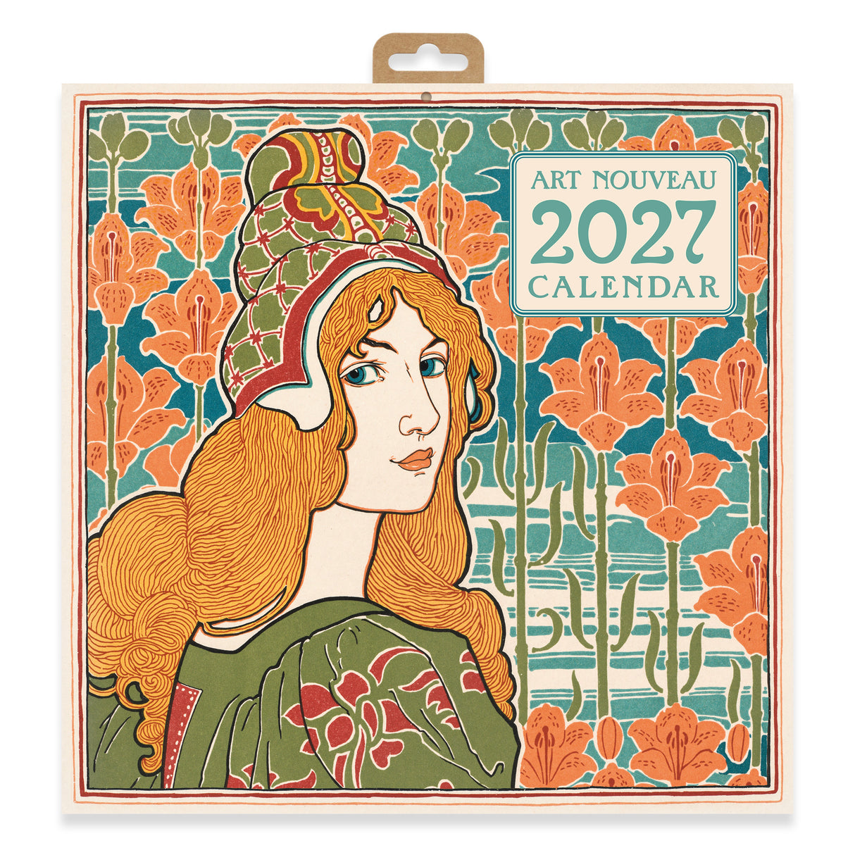 Art Noveau Square Wall Calendar 2027