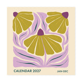 Floral Patterns Square Wall Calendar 2027