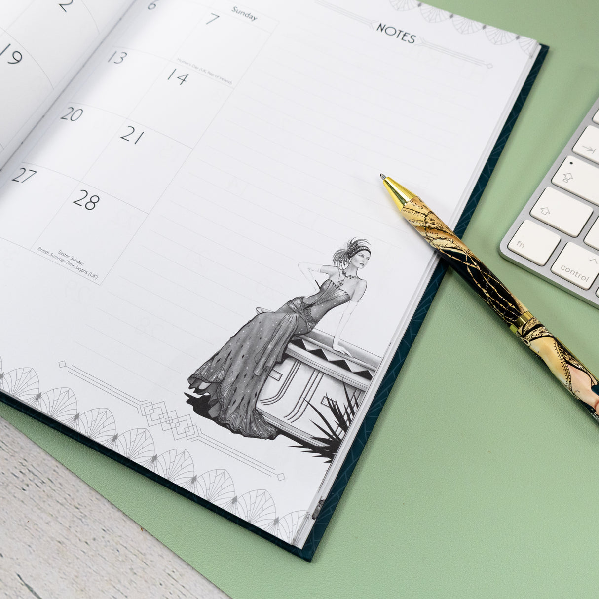 Claire Coxon Art Deco Yearly Planner 2027