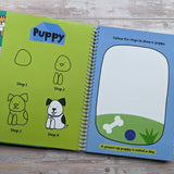 Children’s Learn-To-Draw Activity Book - Baby Animals