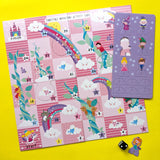 Fairy Tales Board Game Set - Includes 2 Games and Activity Book