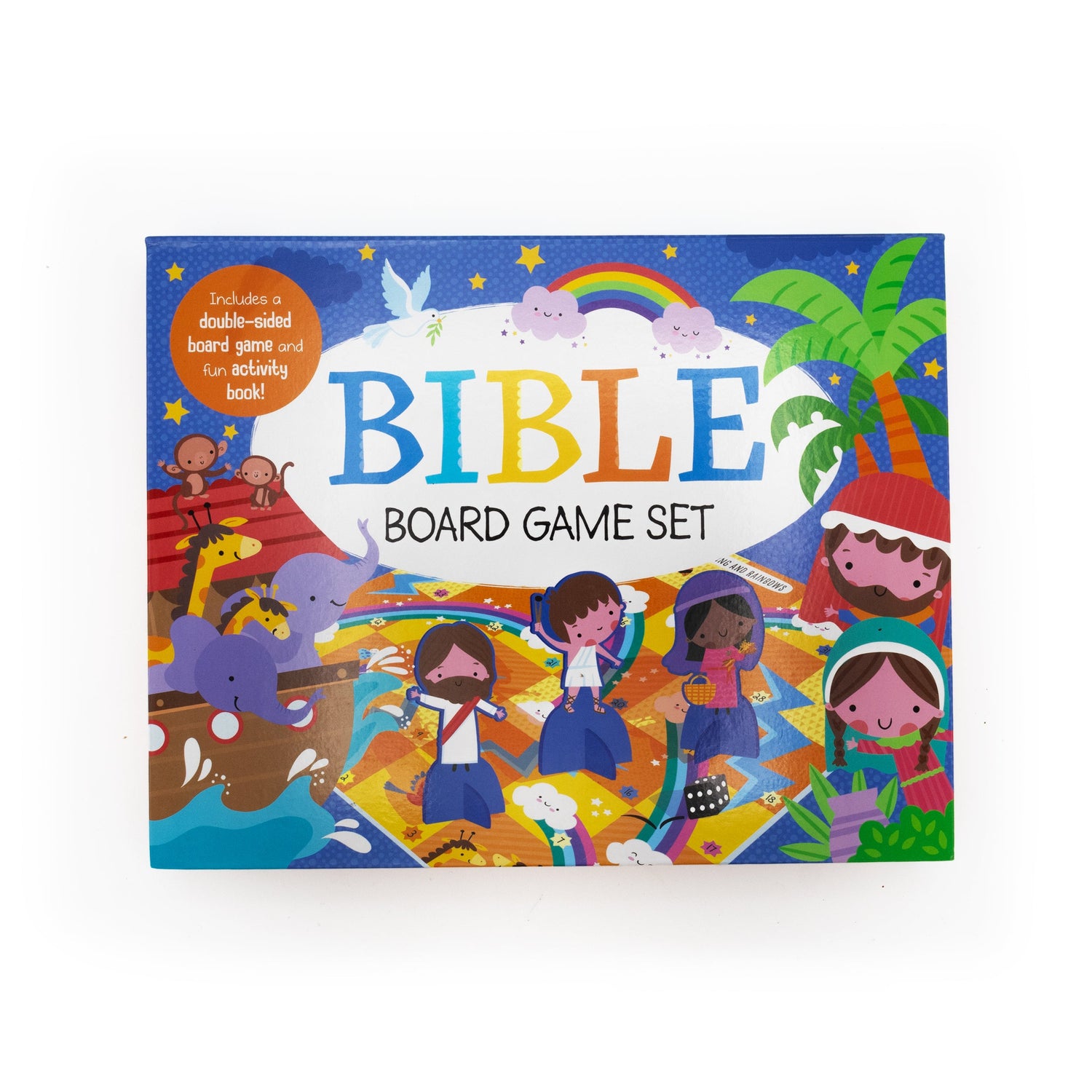 Bible Board Game Set - Includes 2 Games and Activity Book