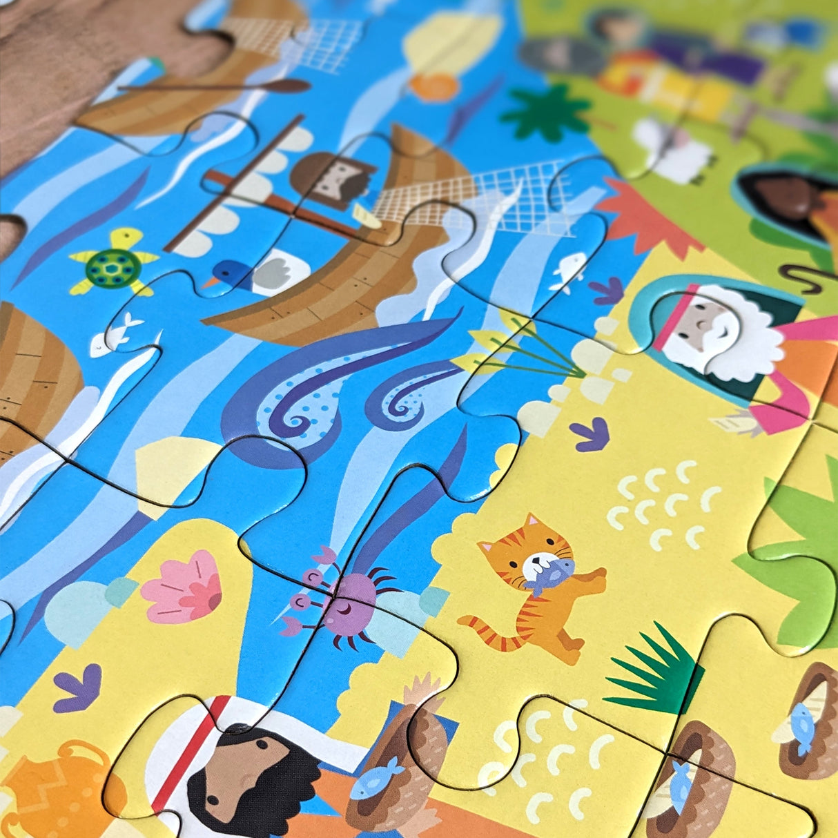 The Feeding Of The 5000 Jigsaw Puzzle - Children's 50 Piece Puzzle