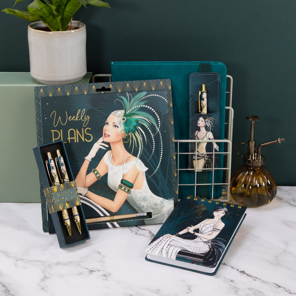 Claire Coxon Art Deco Pocket Diary 2027