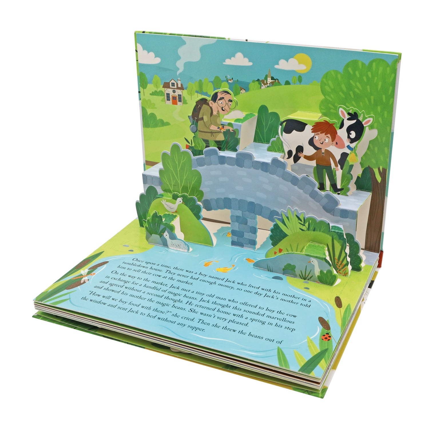 Jack And The Beanstalk - Children’s Fairy Tale Pop-Up Book