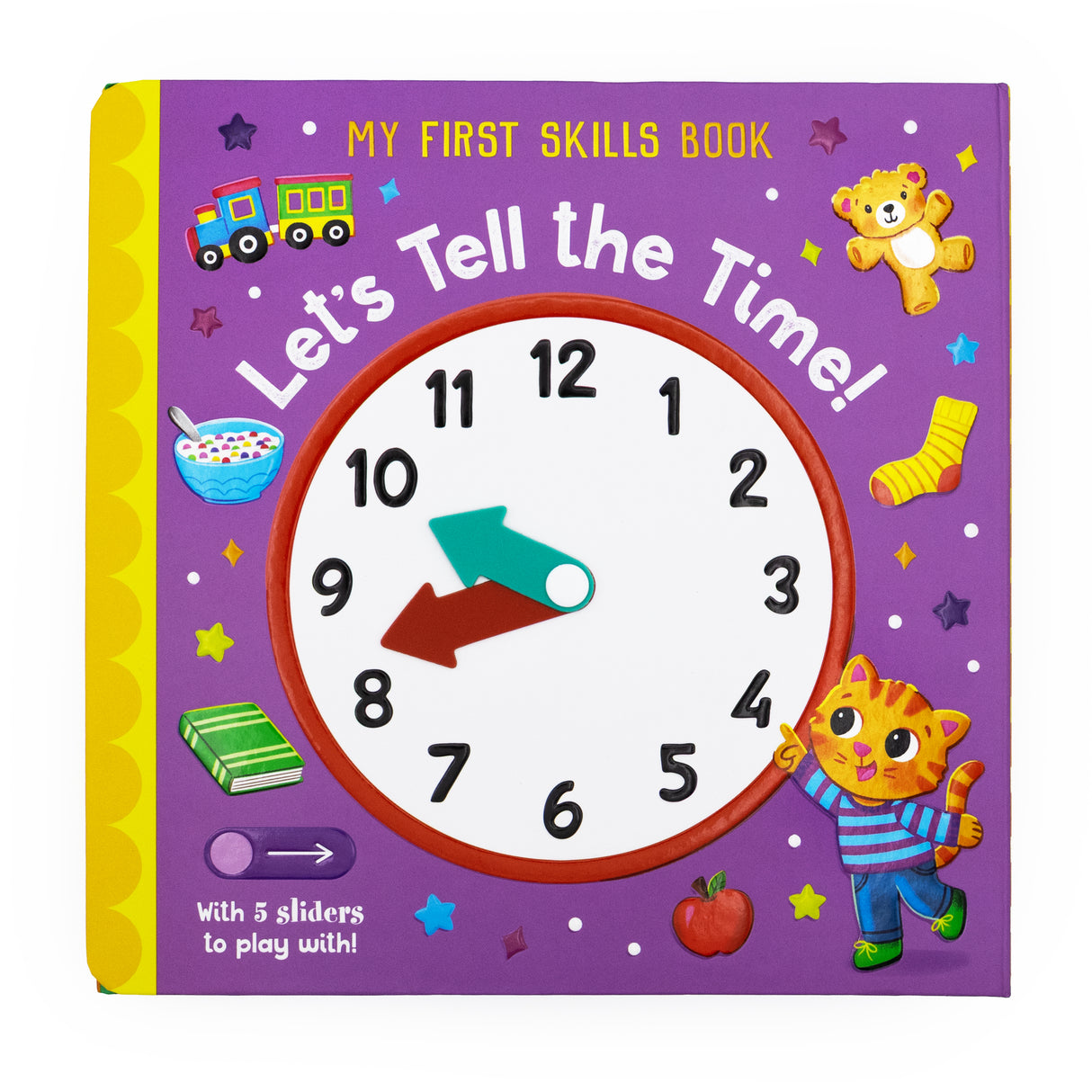 Let’s Tell The Time - With 5 Sliders to Move and Play