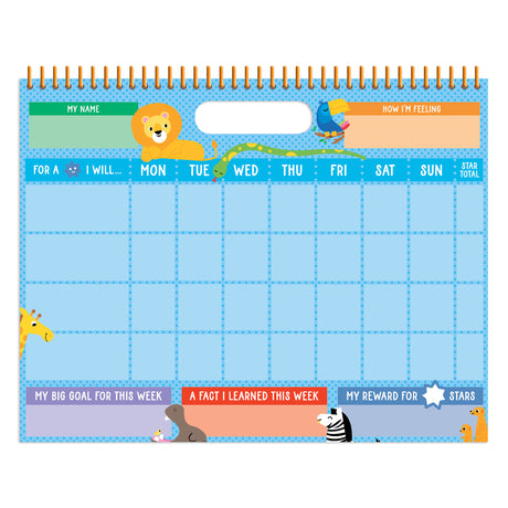 My Daily Sticker Reward Chart - Animals