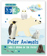 Polar Animals: Who is Hiding in the Puzzle? - Children’s Puzzle Slider Book