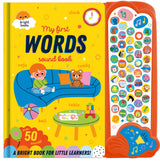 My First Words Sound Book - Giant Fold-Out Sound Book with 50 Words for Children