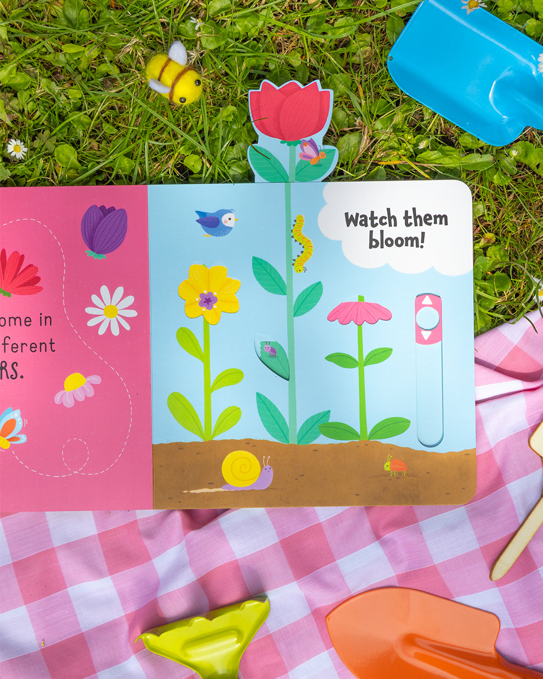 Let’s Garden - A Sunny Slider Book - Interactive Children’s Board Book