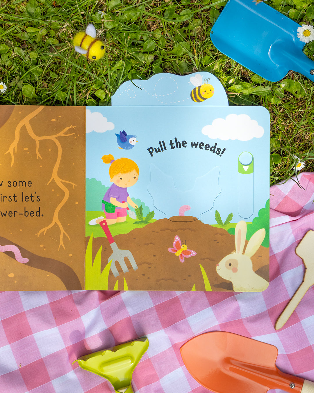 Let’s Garden - A Sunny Slider Book - Interactive Children’s Board Book
